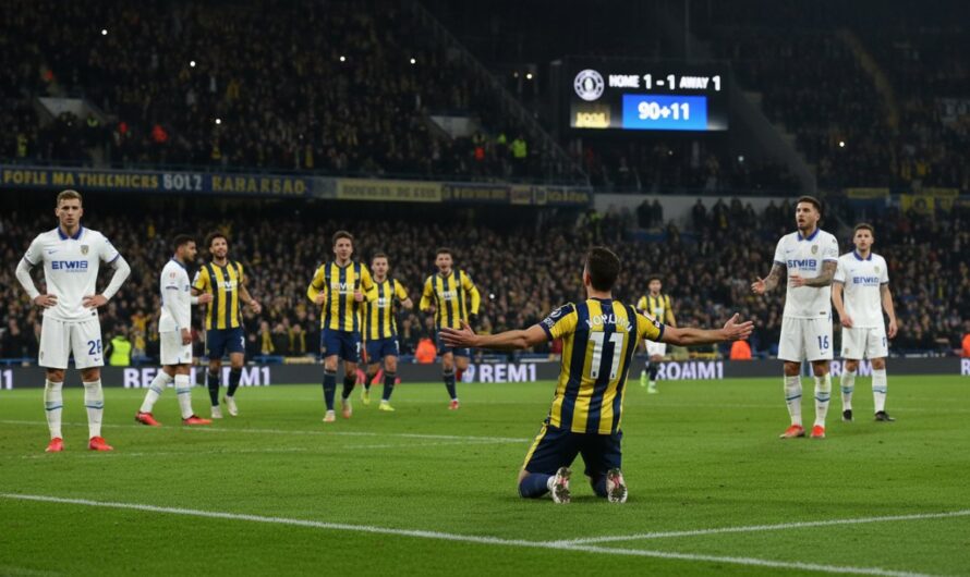 Fenerbahçe – Kasımpaşa Maçında Yaşananlar: Dram ve Umut