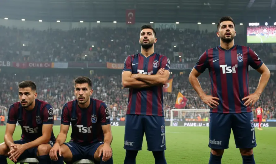 Trabzonspor’un Galatasaray Maçı Öncesinde Dikkat Edilmesi Gereken Kart Sınırındaki Futbolcular